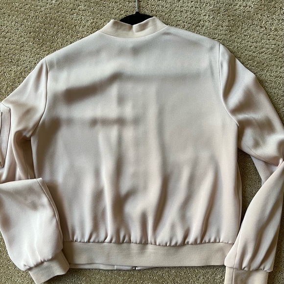 BCBG Max Azria Sammy Satin Bomber Jacket - Picture 8 of 15